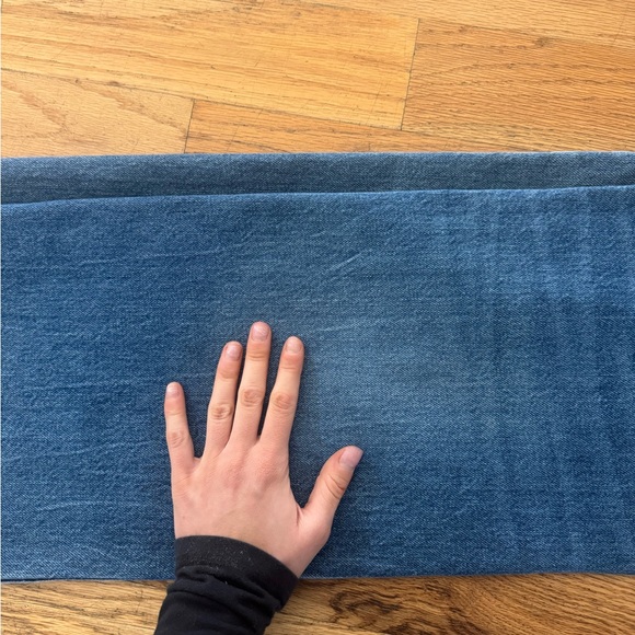 Zara Blue Flare & Wide Leg Jeans - Picture 4 of 5